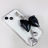 リボンクッションハートチェーンキーリング バッグチャーム キーホルダー | FACION | 詳細画像5