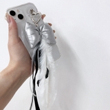 リボンクッション&ファーキーリング バッグチャーム キーホルダー ハンドメイド | FACION | 詳細画像5 