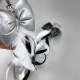 リボンクッション&ファーキーリング バッグチャーム キーホルダー ハンドメイド | FACION | 詳細画像6 