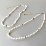 淡水パールデザインステンレスネックレス レディース サージカルステンレス | FACION | 詳細画像3