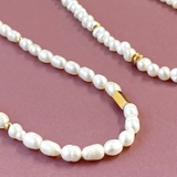 淡水パールデザインステンレスネックレス レディース サージカルステンレス | FACION | 詳細画像4