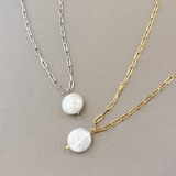 大粒淡水パールステンレスネックレス レディース 淡水真珠 | FACION | 詳細画像2