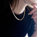 淡水パール＆デザインチェーンネックレス レディース 女性 | FACION | 詳細画像5 