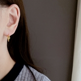 ニュアンスハートフープステンレスピアス 316L サージカルステンレス | FACION | 詳細画像5 