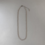 シルバー | リーフチェーンステンレスネックレス ショート 316L | FACION