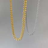 リーフチェーンステンレスネックレス ショート 316L | FACION | 詳細画像2 