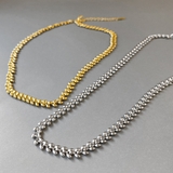 リーフチェーンステンレスネックレス ショート 316L | FACION | 詳細画像4 