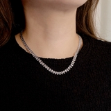 リーフチェーンステンレスネックレス ショート 316L | FACION | 詳細画像5 