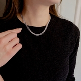 リーフチェーンステンレスネックレス ショート 316L | FACION | 詳細画像7 