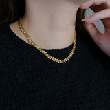 リーフチェーンステンレスネックレス ショート 316L | FACION | 詳細画像9 