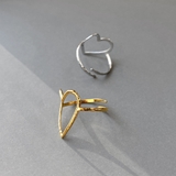 オープンハートモチーフステンレスリング アレルギー対応 つけっぱなし | FACION | 詳細画像2 