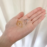 オープンハートモチーフステンレスリング アレルギー対応 つけっぱなし | FACION | 詳細画像10 