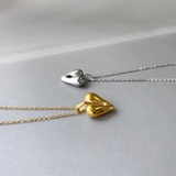 ドロップハートステンレスネックレス ペンダント サージカルステンレス | FACION | 詳細画像5 