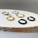 ツイストワンタッチステンレスフープピアス 両耳用 サージカルステンレス | FACION | 詳細画像2 