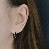 ツイストワンタッチステンレスフープピアス 両耳用 サージカルステンレス | FACION | 詳細画像12 