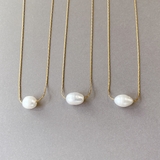 一粒ミニ淡水パールステンレスネックレス レディース 淡水真珠 | FACION | 詳細画像2 