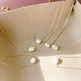 一粒ミニ淡水パールステンレスネックレス レディース 淡水真珠 | FACION | 詳細画像5 