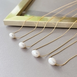 一粒ミニ淡水パールステンレスネックレス レディース 淡水真珠 | FACION | 詳細画像7 