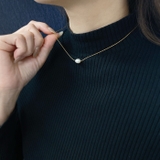 一粒ミニ淡水パールステンレスネックレス レディース 淡水真珠 | FACION | 詳細画像14 