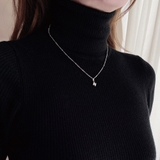 イニシャルモチーフステンレスネックレス アルファベット ペンダント | FACION | 詳細画像7 