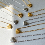 イニシャルハートステンレスネックレス ネックレス ハート | FACION | 詳細画像3