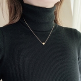 イニシャルハートステンレスネックレス ネックレス ハート | FACION | 詳細画像7