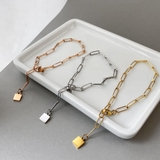 オーバルチェーンステンレスブレスレット ブレス サージカルステンレス | FACION | 詳細画像5