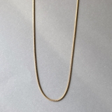 ゴールド | スリムスネークチェーンステンレスネックレス サージカルステンレス レディース | FACION