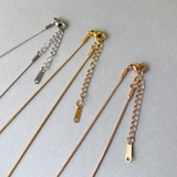 スリムスネークチェーンステンレスネックレス サージカルステンレス レディース | FACION | 詳細画像4