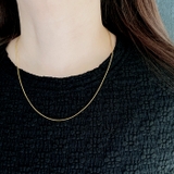 スリムスネークチェーンステンレスネックレス サージカルステンレス レディース | FACION | 詳細画像7