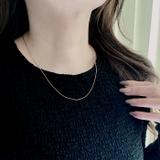 スリムスネークチェーンステンレスネックレス サージカルステンレス レディース | FACION | 詳細画像9