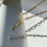 Y字レオンチェーンステンレスネックレス サージカルステンレス SUS316L | FACION | 詳細画像4 