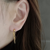 2連フープチェーンステンレスピアス サージカルステンレス 金属アレルギー対応 | FACION | 詳細画像6 