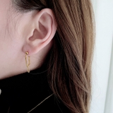 2連フープチェーンステンレスピアス サージカルステンレス 金属アレルギー対応 | FACION | 詳細画像7 