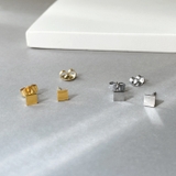 プチスクエアステンレスピアス サージカルステンレス 四角型 レディース 女性 | FACION | 詳細画像1