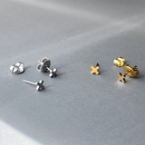 プチクロス十字ステンレスピアス エックス X型 | FACION | 詳細画像4 