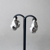 シルバー | ゆがみL型ステンレスフープピアス サージカルステンレス SUS316L | FACION