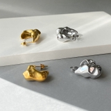 ゆがみL型ステンレスフープピアス サージカルステンレス SUS316L | FACION | 詳細画像2