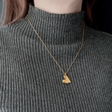 エンボスハートステンレスネックレス ペンダント サージカルステンレス | FACION | 詳細画像10 