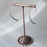 シルバー | スリムドロップステンレスフックピアス サージカルステンレス つけっぱなし | FACION