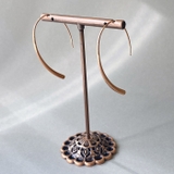 ピンクゴールド | スリムドロップステンレスフックピアス サージカルステンレス つけっぱなし | FACION