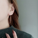 スリムドロップステンレスフックピアス サージカルステンレス つけっぱなし | FACION | 詳細画像10