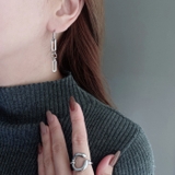 ハングチェーン開閉式ステンレスピアス サージカルステンレス 金属アレルギー対応 | FACION | 詳細画像9 