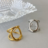 ユニオンオーバルステンレスリング 指輪 サージカルステンレス | FACION | 詳細画像1 