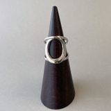 シルバー  | ユニオンオーバルステンレスリング 指輪 サージカルステンレス | FACION