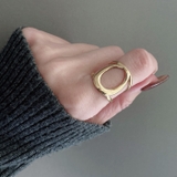 ユニオンオーバルステンレスリング 指輪 サージカルステンレス | FACION | 詳細画像9 