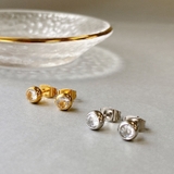 ジルコニアラウンドステンレススタッドピアス ピアス 両耳用 | FACION | 詳細画像2 