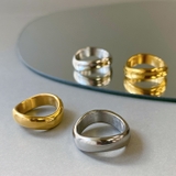 ウェーブラインステンレスリング 指輪 アレルギー対応 | FACION | 詳細画像1