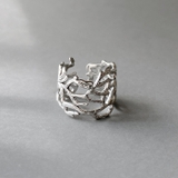 シルバー | 透かしデザインステンレスリング 指輪 アレルギー対応 | FACION