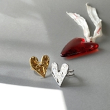 エンボスハートステンレスリング 指輪 アレルギー対応 | FACION | 詳細画像1